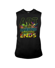 Art is an adventure that never ends Sleeveless Tee thumbnail