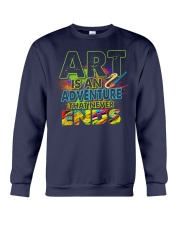 Art is an adventure that never ends Crewneck Sweatshirt thumbnail