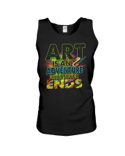 Art is an adventure that never ends Unisex Tank thumbnail