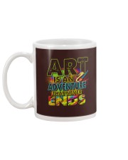 Art is an adventure that never ends Mug back