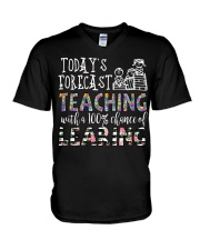 Today's forecast Teaching V-Neck T-Shirt thumbnail