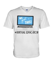 We got this VIRTUAL EDUCATOR V-Neck T-Shirt thumbnail