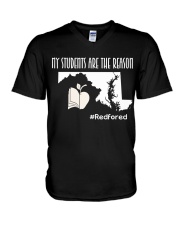 My students are the reason V-Neck T-Shirt thumbnail