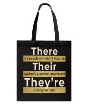 Teacher's grammar lessons Tote Bag thumbnail