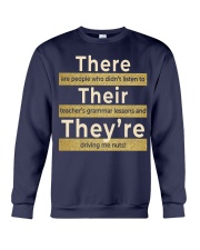 Teacher's grammar lessons Crewneck Sweatshirt thumbnail