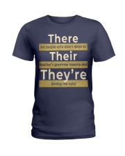 Teacher's grammar lessons Ladies T-Shirt thumbnail