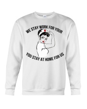 We stay work for you Crewneck Sweatshirt thumbnail