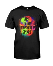 Art is my Favorite Sport Classic T-Shirt thumbnail