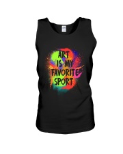 Art is my Favorite Sport Unisex Tank thumbnail