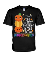 PUMPKINS KINDERGARTEN V-Neck T-Shirt thumbnail