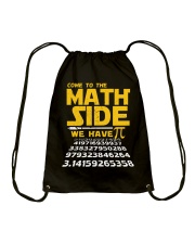 come to the math side Drawstring Bag thumbnail