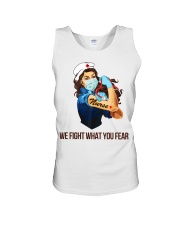 We fight what you fear Unisex Tank thumbnail