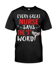 Nurse says the F Premium Fit Mens Tee thumbnail