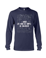 I wish life were as simple as caculus Long Sleeve Tee thumbnail