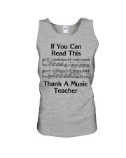Thank a Music Teacher Unisex Tank thumbnail