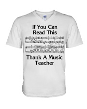 Thank a Music Teacher V-Neck T-Shirt thumbnail