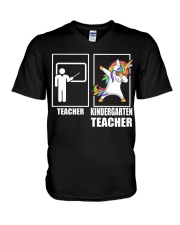 Kindergarten Teacher V-Neck T-Shirt thumbnail