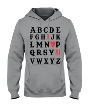 I LOVE YOU Hooded Sweatshirt thumbnail