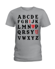 I LOVE YOU Ladies T-Shirt thumbnail