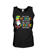 I WILL TEACH 4TH GRADE EVERYWHERE Unisex Tank thumbnail