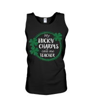 My Lucky Charms call me Teacher Unisex Tank thumbnail