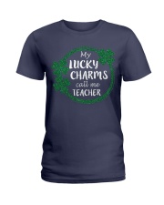 My Lucky Charms call me Teacher Ladies T-Shirt thumbnail