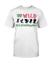 100 Wild Days Of Kindergarten Classic T-Shirt front