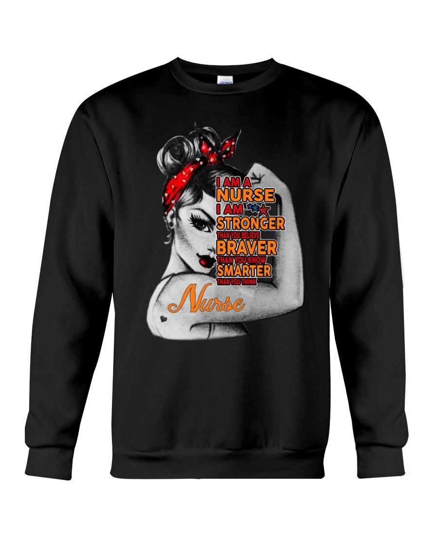 Women Strong Nurse Crewneck Sweatshirt