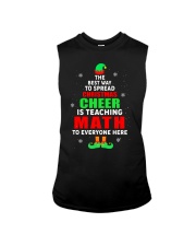 SPREAD CHRISTMAS CHEER IS TEACHING MATH Sleeveless Tee thumbnail