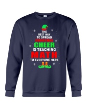 SPREAD CHRISTMAS CHEER IS TEACHING MATH Crewneck Sweatshirt thumbnail