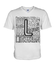 Librarian V-Neck T-Shirt thumbnail