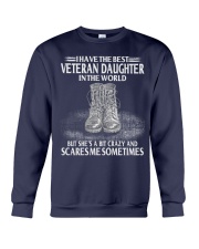 Perfect Gift - for Veteran Dad Crewneck Sweatshirt thumbnail
