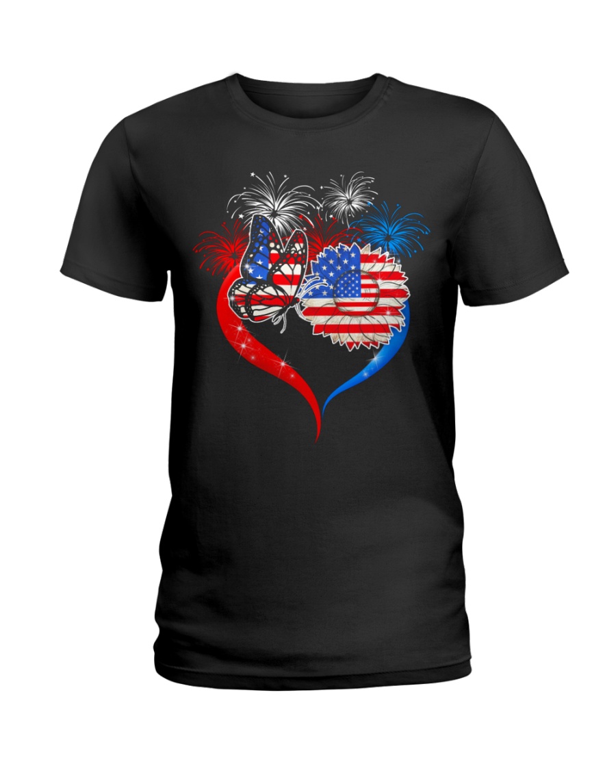 Nurse july4th Ladies T-Shirt