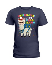 KINDERGARTEN NO PROB-LLAMA Ladies T-Shirt thumbnail