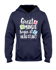 GREAT MINDS BEGIN AT HEAD START Hooded Sweatshirt thumbnail