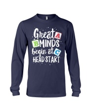 GREAT MINDS BEGIN AT HEAD START Long Sleeve Tee thumbnail