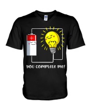 Science - you complete me V-Neck T-Shirt thumbnail