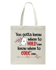 Nurse Tote Bag front
