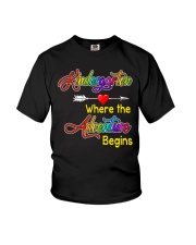 Kindergarten where the Adventure Begins Youth T-Shirt thumbnail