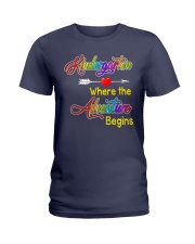 Kindergarten where the Adventure Begins Ladies T-Shirt thumbnail