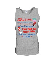 I Will Teach You In A Room Unisex Tank thumbnail