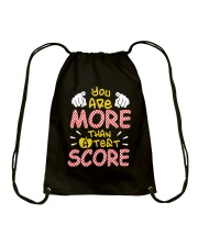 You are More than a Test Score Drawstring Bag thumbnail