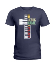 In jesus name i play Ladies T-Shirt thumbnail