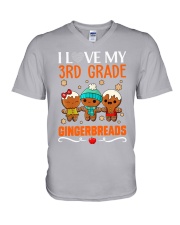 I LOVE MY 3RD GRADE GINGERBREADS V-Neck T-Shirt thumbnail