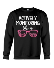 Actively monitoring like a boss Crewneck Sweatshirt thumbnail