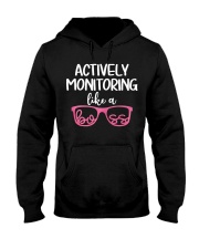 Actively monitoring like a boss Hooded Sweatshirt thumbnail