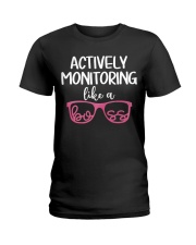 Actively monitoring like a boss Ladies T-Shirt thumbnail