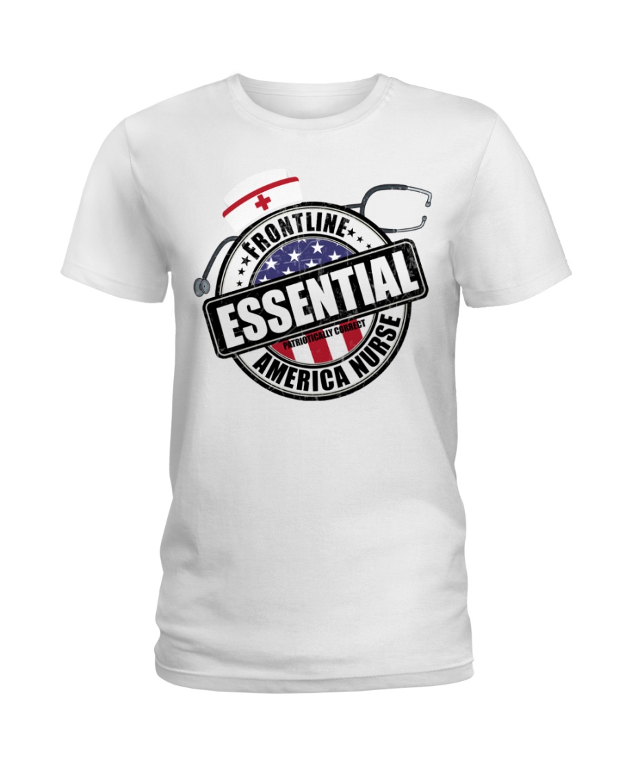 America Nurse Ladies T-Shirt
