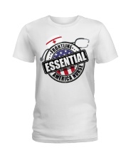 America Nurse Ladies T-Shirt front