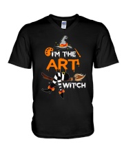 I'M THE ART WITCH V-Neck T-Shirt thumbnail